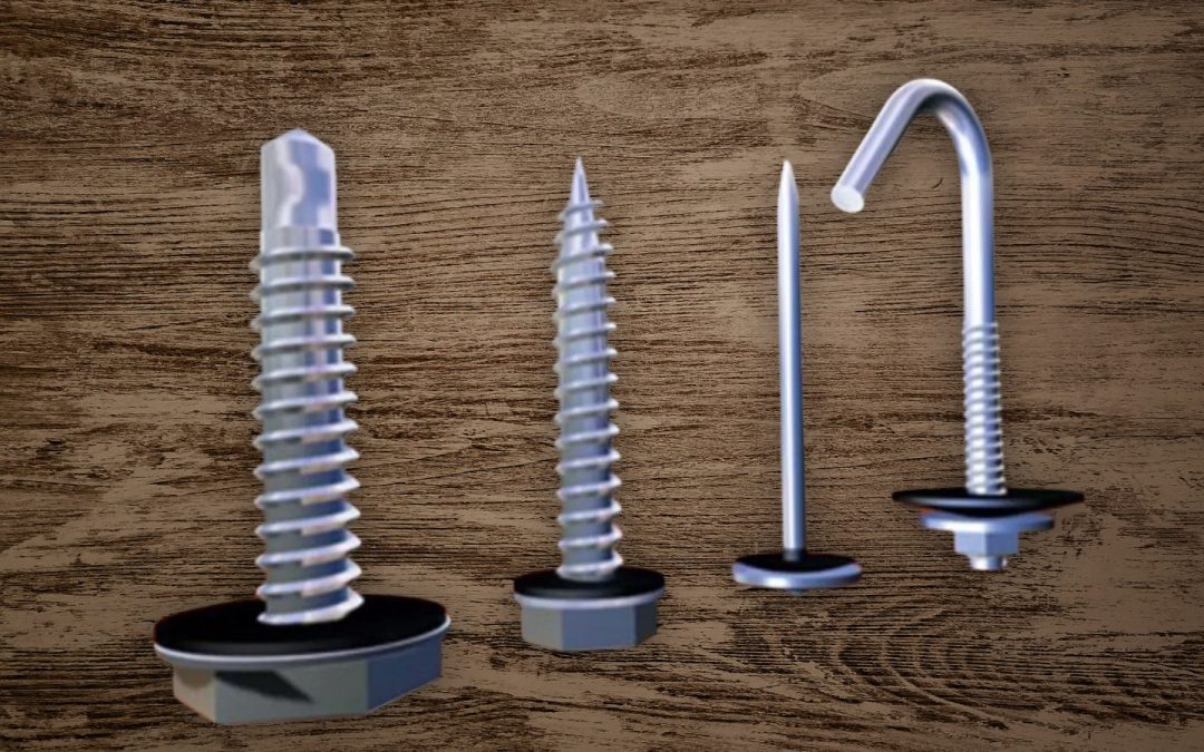 Tornillo para teja con capuchón de alta calidad