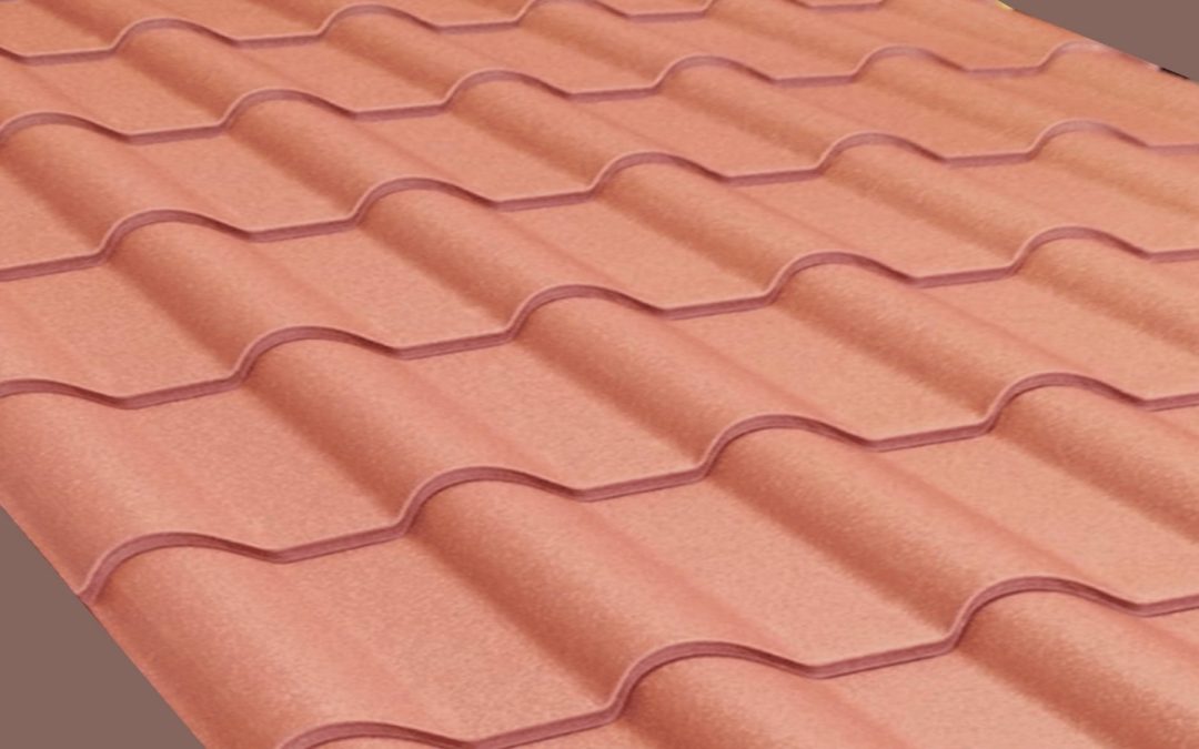 Teja Colonial Pintada 1.6 metros para techos duraderos
