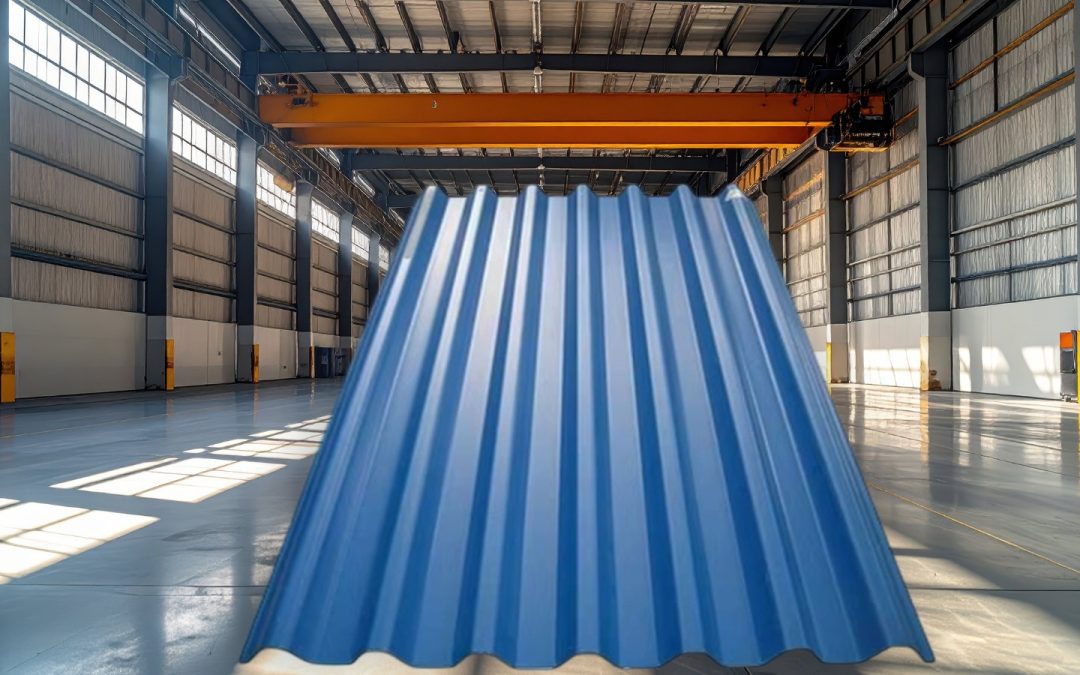 Venta teja zinc perfil trapezoidal para cubiertas resistentes